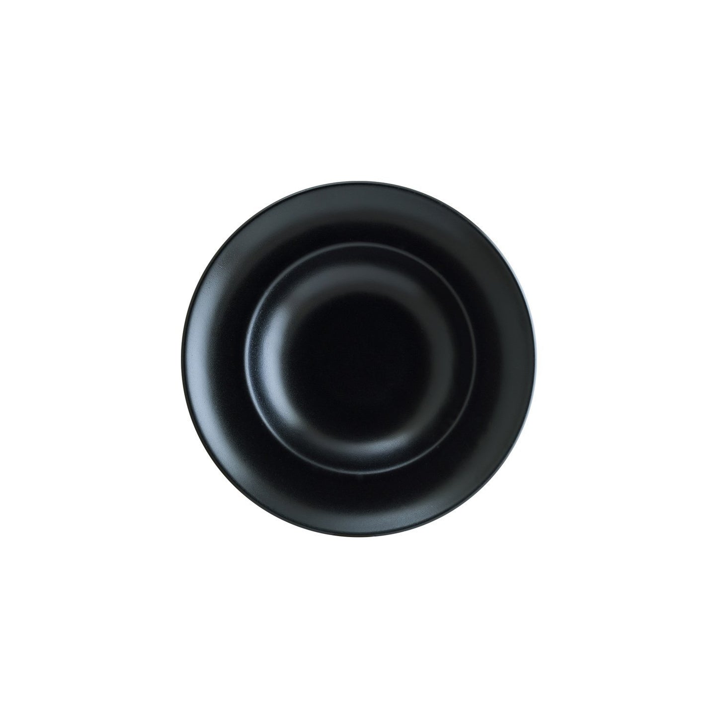 Turgla Vitrified Notte dia.10.75" h:2.25" 16 oz. Round Black Vitrified Bowl - Case Pack: 6