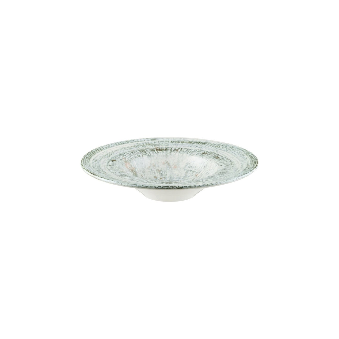 Turgla Vitrified Odette dia.11" h:2.5" 14 oz. Round Decorated Vitrified Bowl - Case Pack: 6
