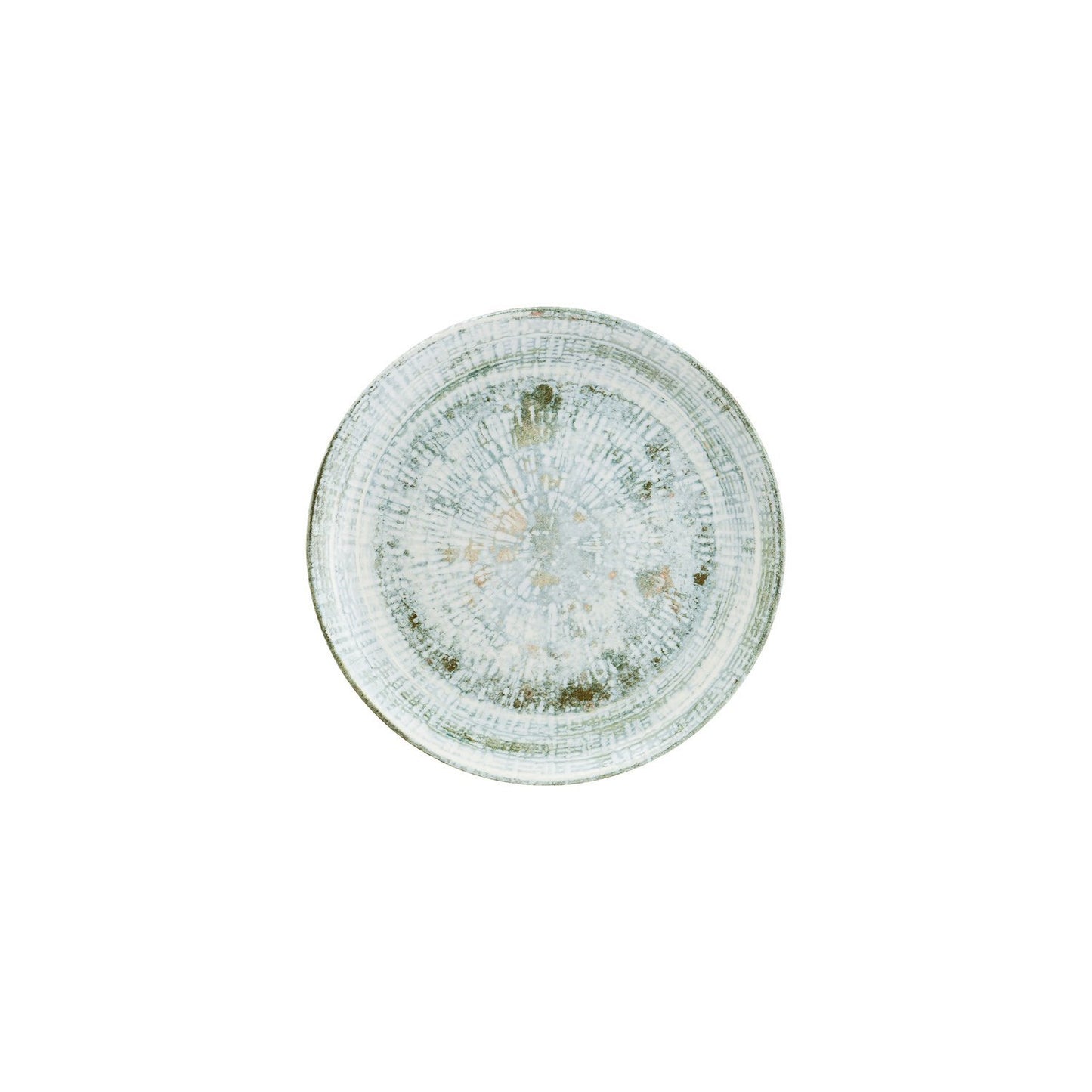 Turgla Vitrified Odette dia.9" Round Decorated Vitrified Plate - Case Pack: 12
