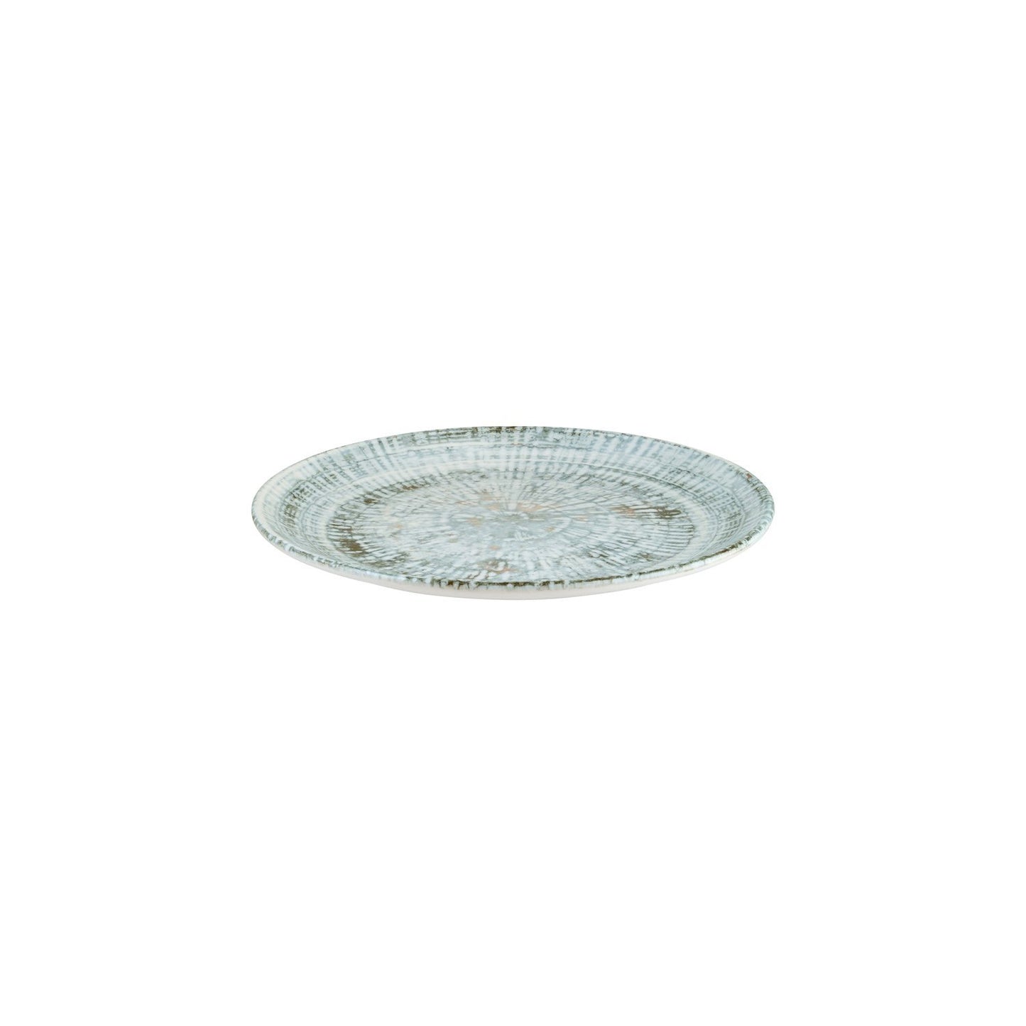 Turgla Vitrified Odette dia.10.5" Round Decorated Vitrified Plate - Case Pack: 12