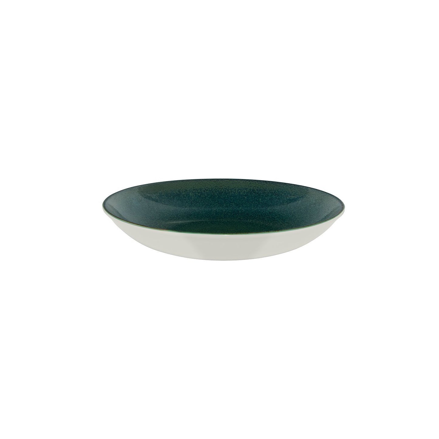 Mar dia.11" h:2.5" 57 oz. Round Blue Vitrified Bowl