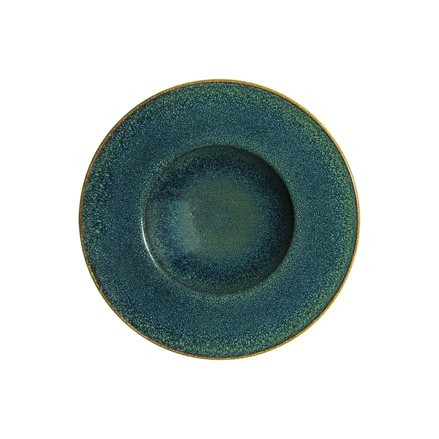 Turgla Vitrified Mar dia.11" h:2.5" 14 oz. Round Blue Vitrified Bowl - Case Pack: 6