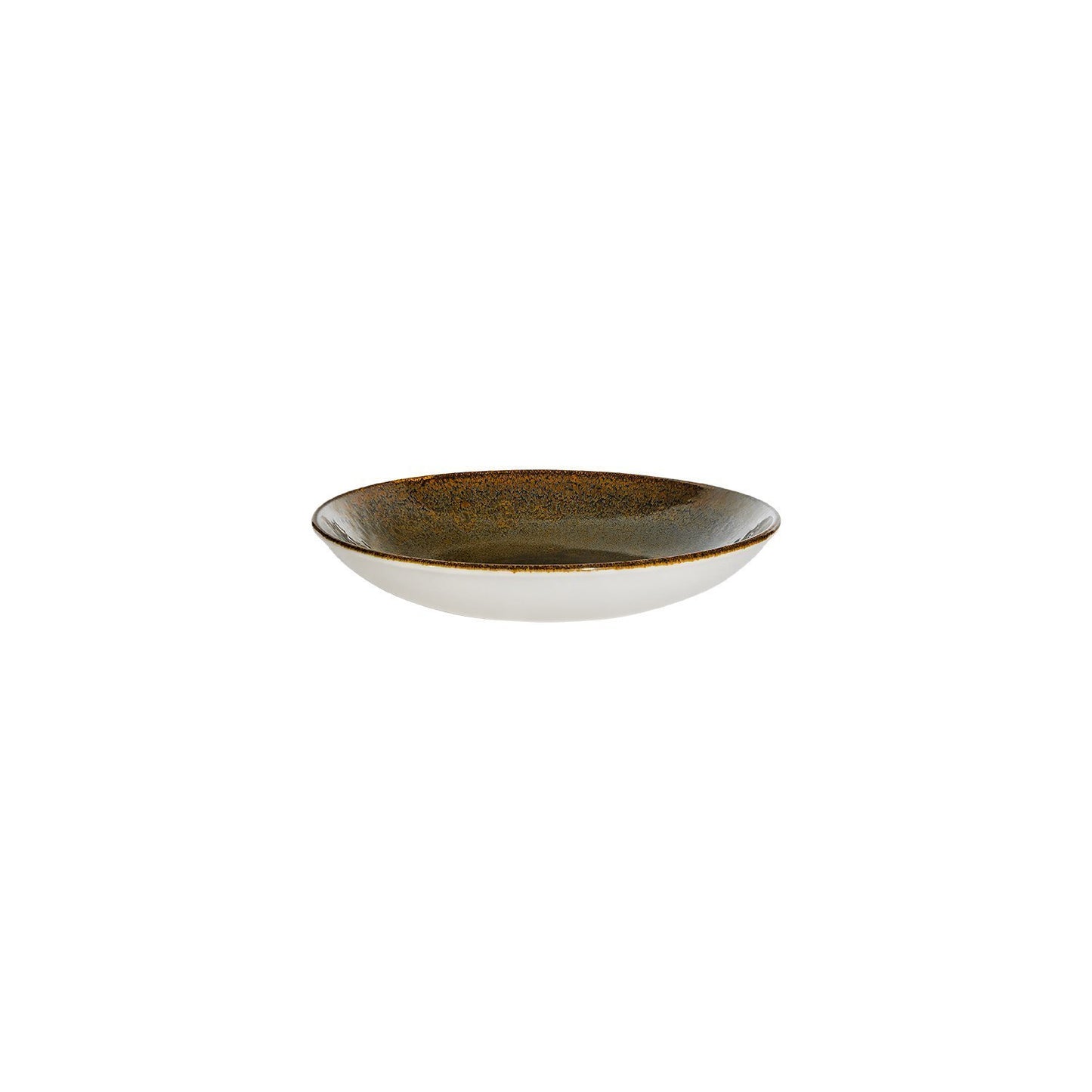 Turgla Vitrified Tierra dia.9" h:2" 34 oz. Round Brown Vitrified Bowl - Case Pack: 6
