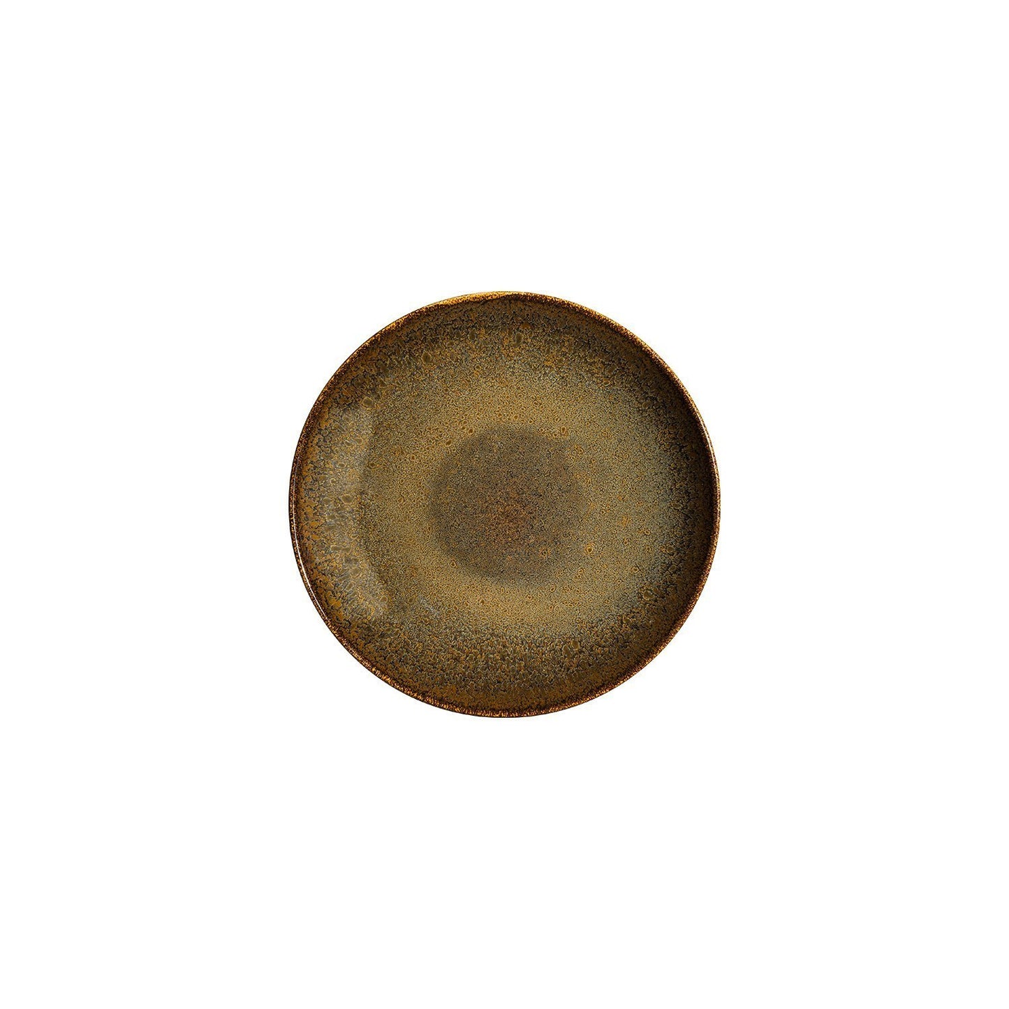 Turgla Vitrified Tierra dia.9" h:2" 34 oz. Round Brown Vitrified Bowl - Case Pack: 6