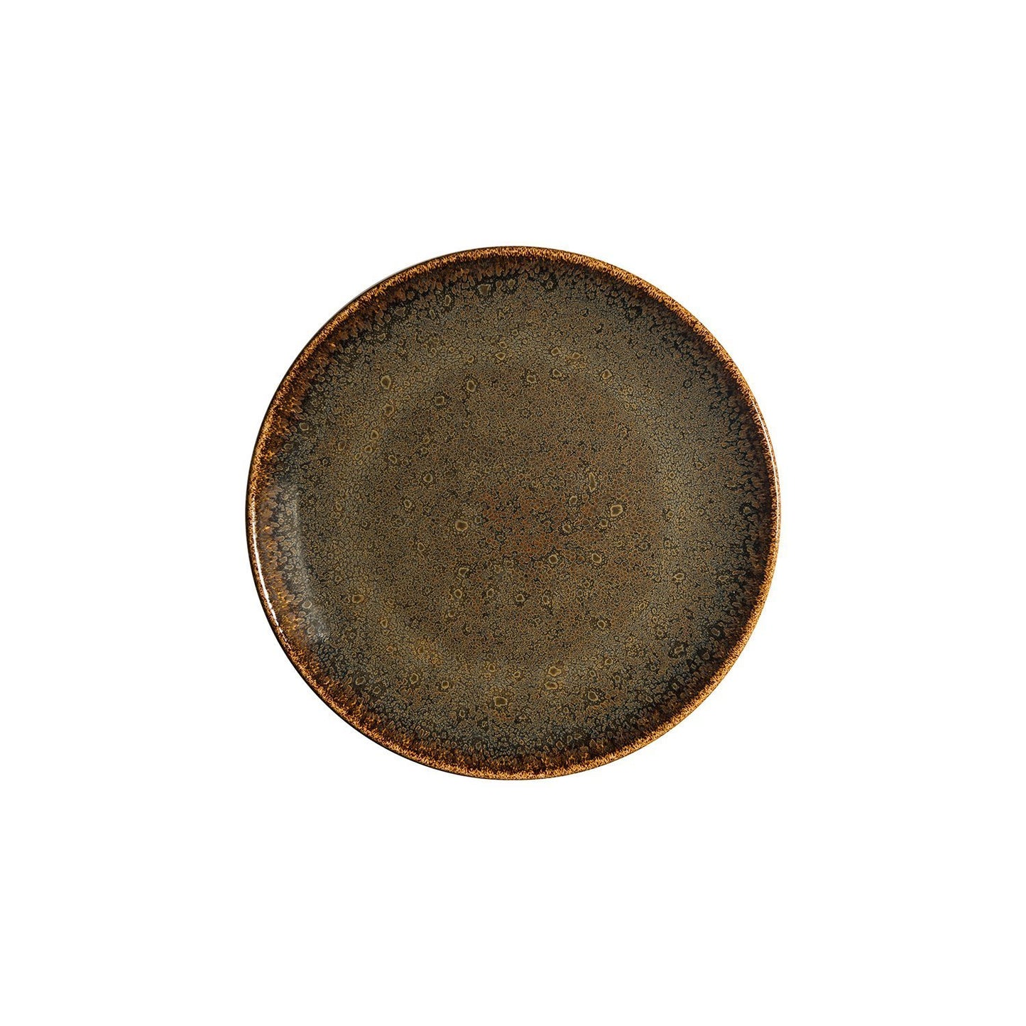 Tierra dia.11" h:2.5" 57 oz. Round Brown Vitrified Bowl