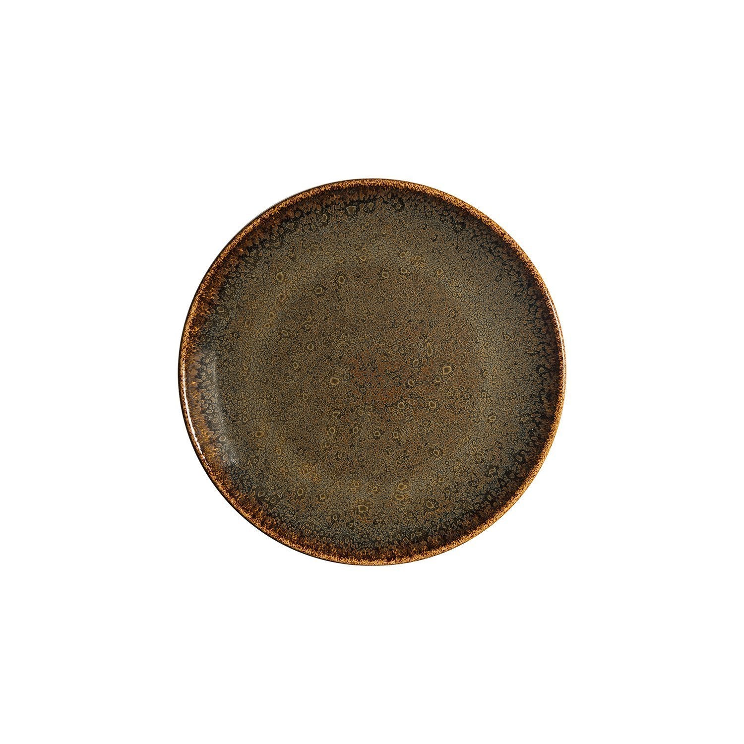 Tierra dia.11" h:2.5" 57 oz. Round Brown Vitrified Bowl