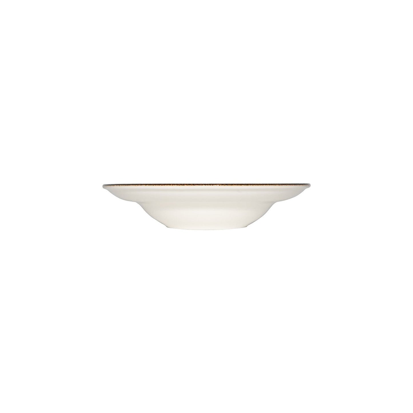 Tierra dia.10.75" h:2.25" 16 oz. Round Brown Vitrified Bowl
