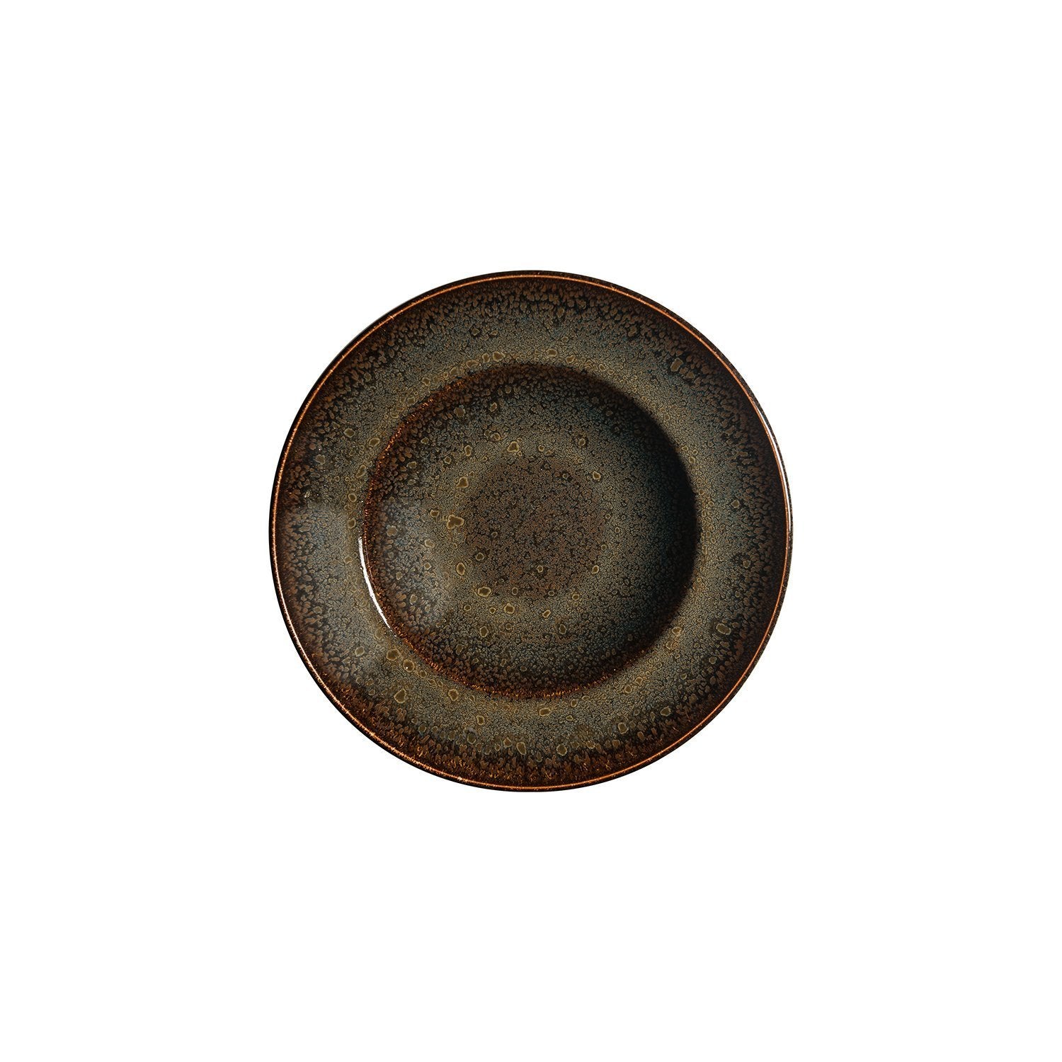 Tierra dia.10.75" h:2.25" 16 oz. Round Brown Vitrified Bowl