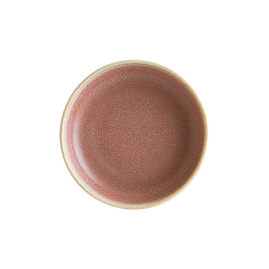 Pink Pott dia.4.25" h:1" 4 oz. Round Pink Vitrified Bowl