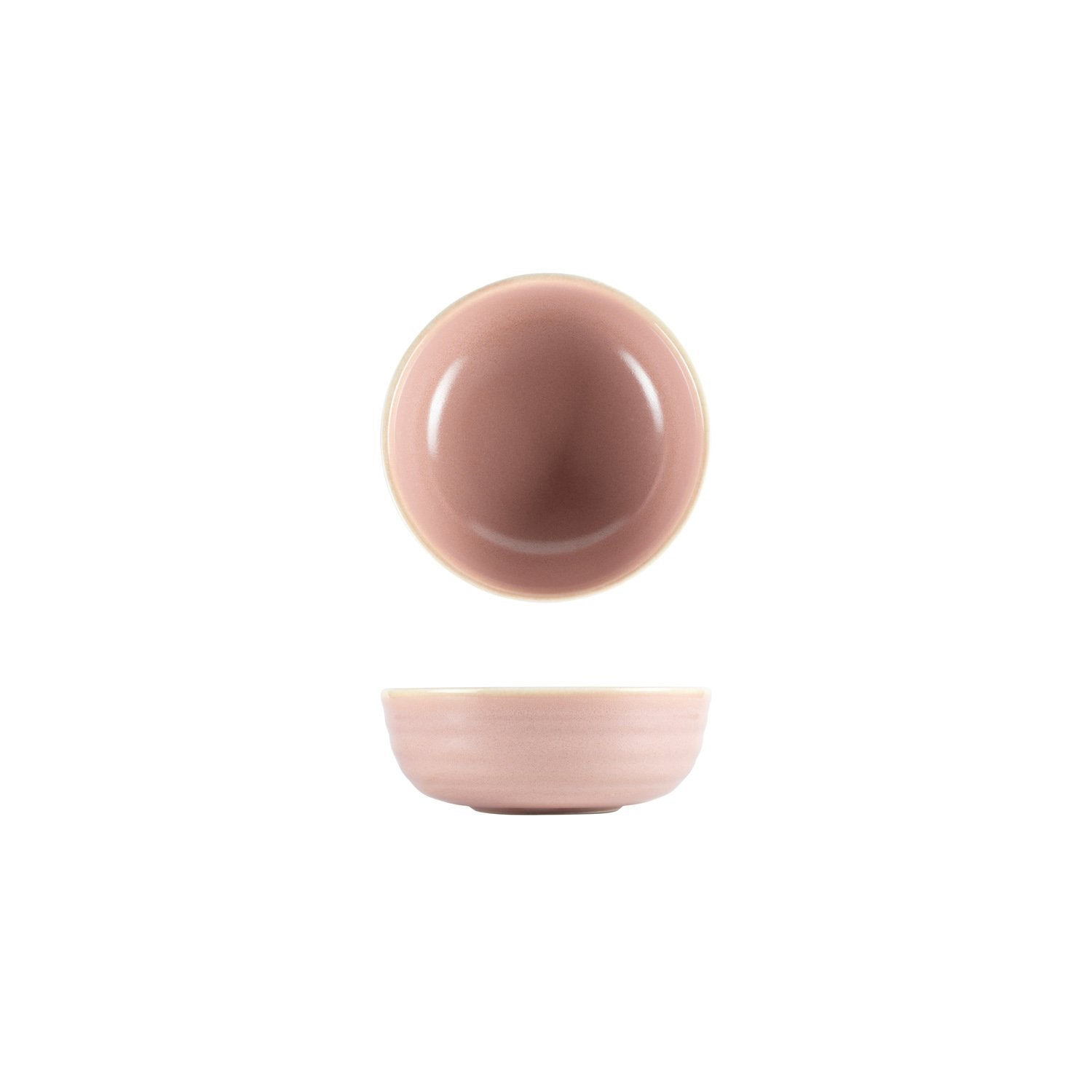 Pink Pott dia.5.75" h:2" 16 oz. Round Pink Vitrified Bowl
