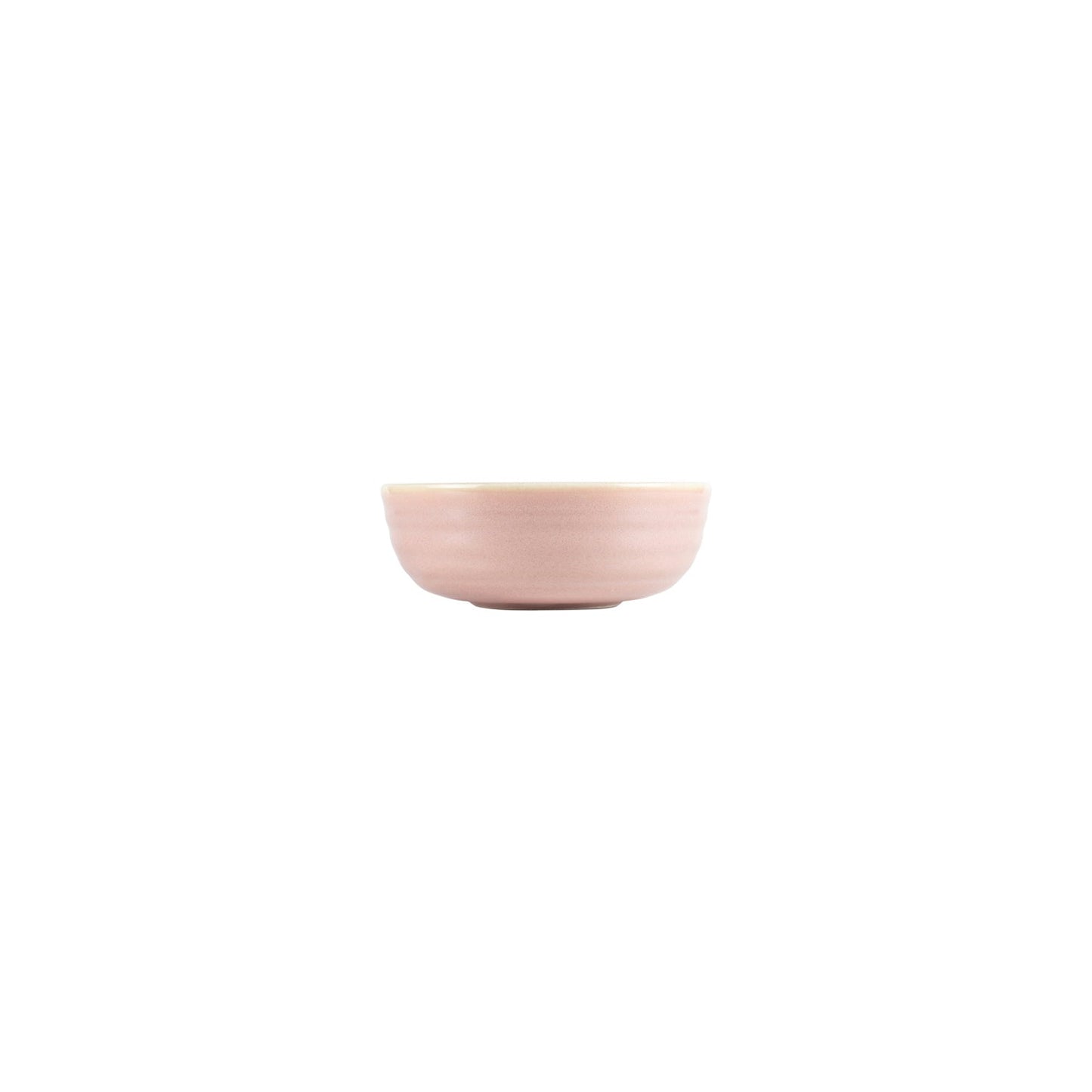 Porcelain Pink Pott Bowl dia.5.75" h:2" 16 oz. Round Pink Porcelain Bowl - Case Pack: 12