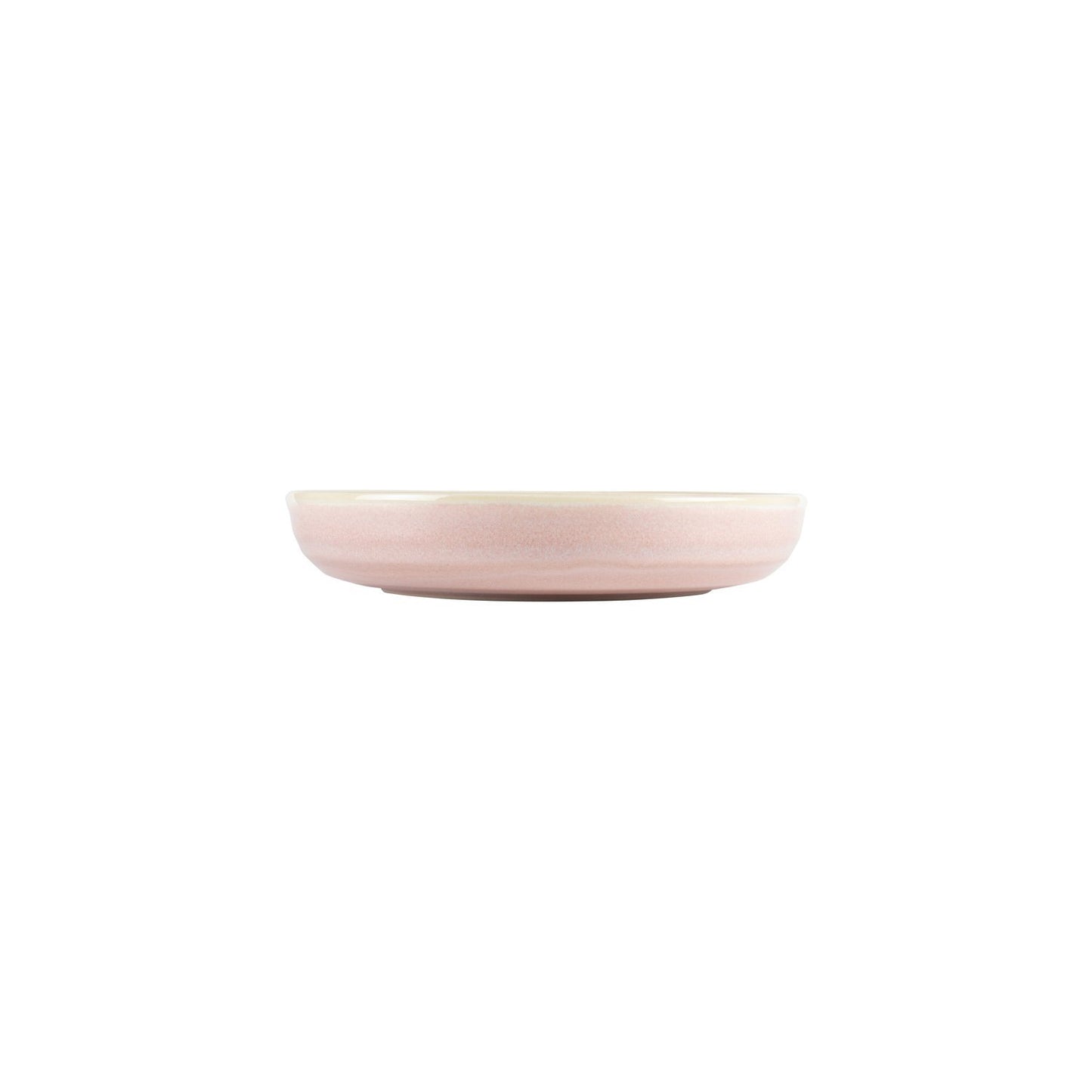Turgla Vitrified Pink Pott dia.9" h:1.75" 36 oz. Round Pink Vitrified Bowl - Case Pack: 6