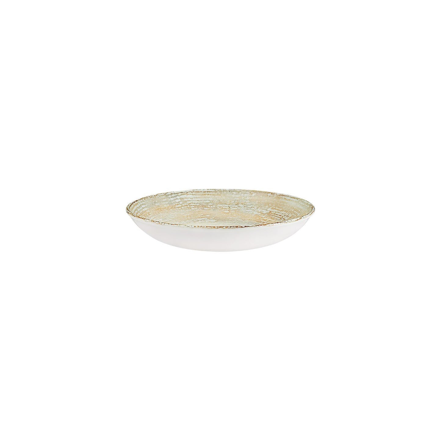 Turgla Vitrified Patera dia.9" h:2" 34 oz. Round Decorated Vitrified Bowl - Case Pack: 6