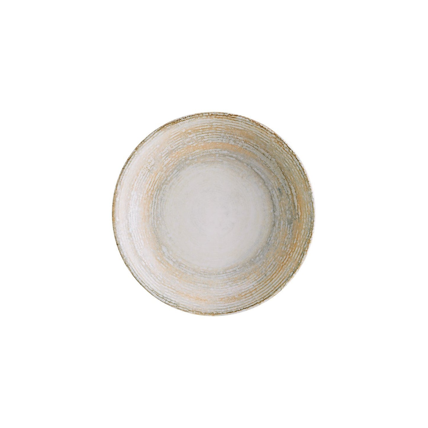 Turgla Vitrified Patera dia.10" h:2" 44 oz. Round Decorated Vitrified Bowl - Case Pack: 6
