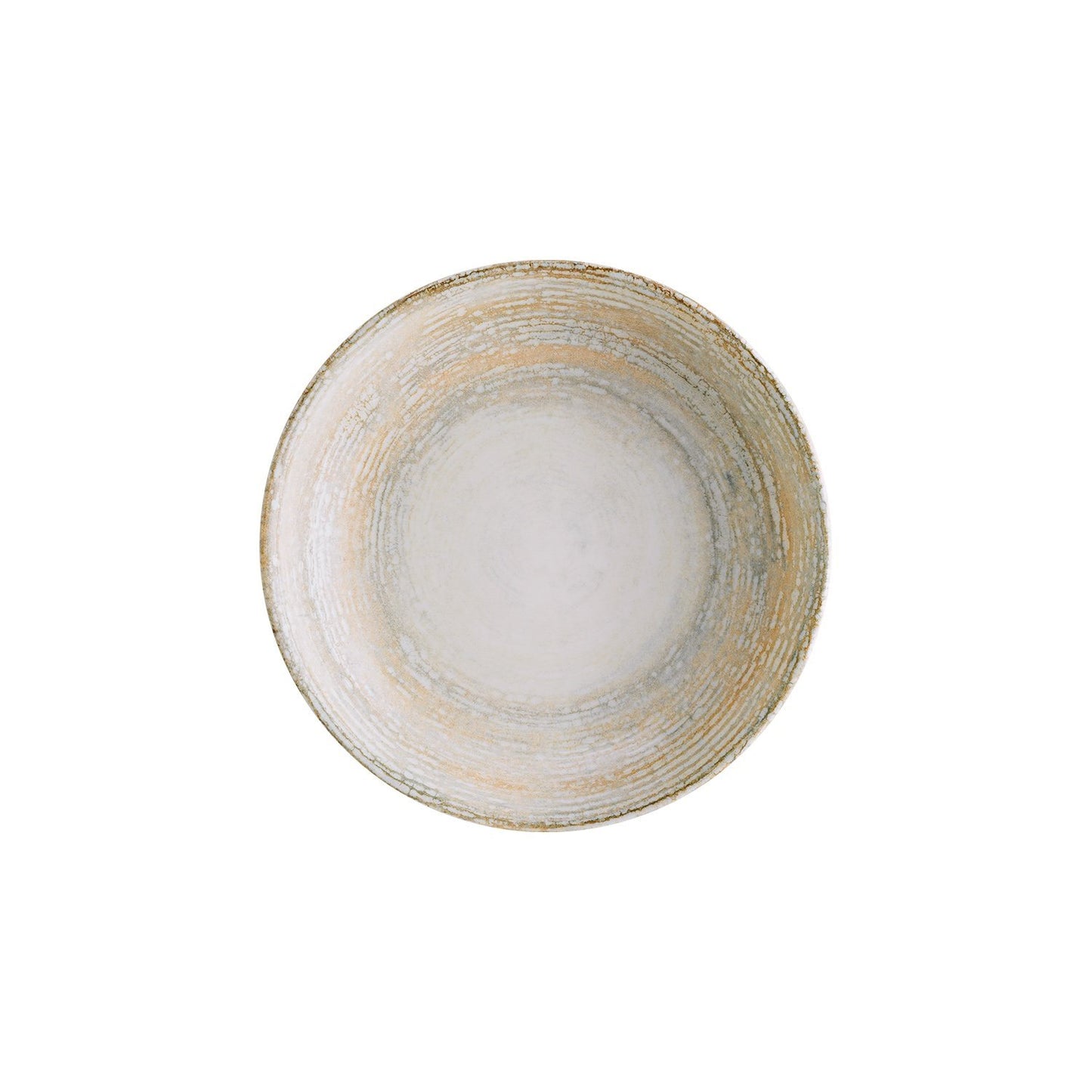 Turgla Vitrified Patera dia.11" h:2.5" 57 oz. Round Decorated Vitrified Bowl - Case Pack: 6