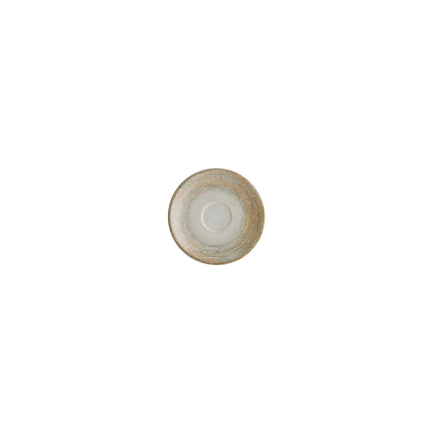 Turgla Vitrified Patera dia.4.75" Round Decorated Vitrified Saucer - Case Pack: 6