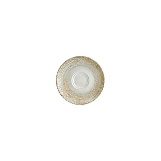 Turgla Vitrified Patera dia.6.25" Round Decorated Vitrified Saucer - Case Pack: 6