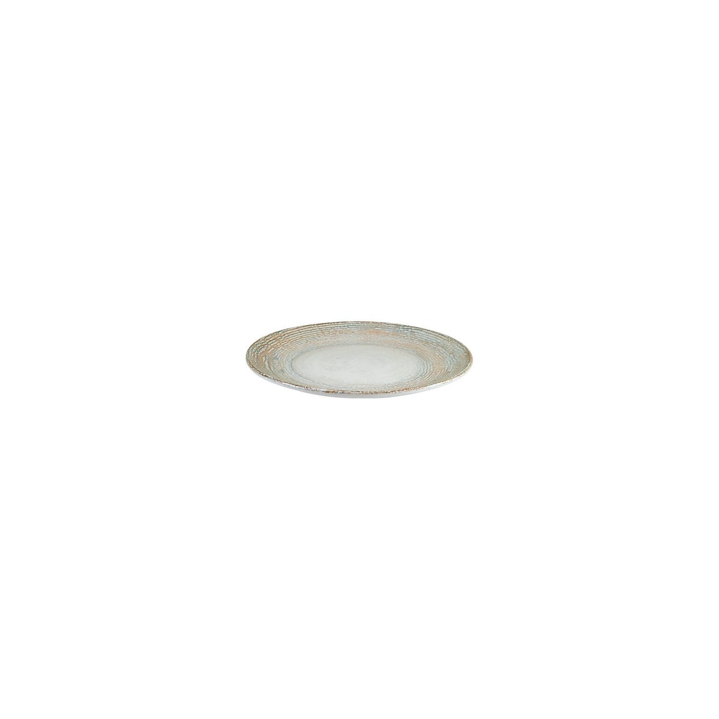 Turgla Vitrified Patera dia.6.75" Round Decorated Vitrified Plate - Case Pack: 12