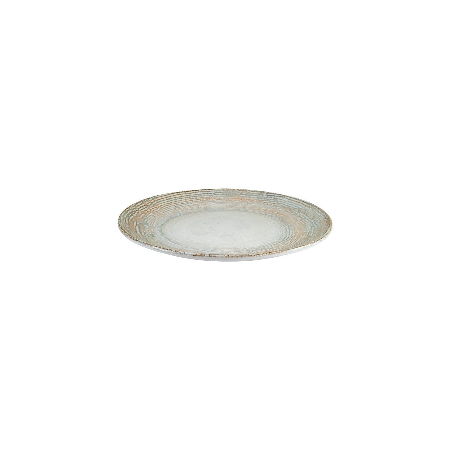 Turgla Vitrified Patera dia.10" Round Decorated Vitrified Plate - Case Pack: 12