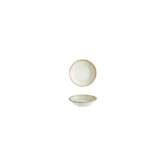 Turgla Vitrified Patera dia.3.5" h:1" 2 oz. Round Decorated Vitrified Bowl - Case Pack: 24