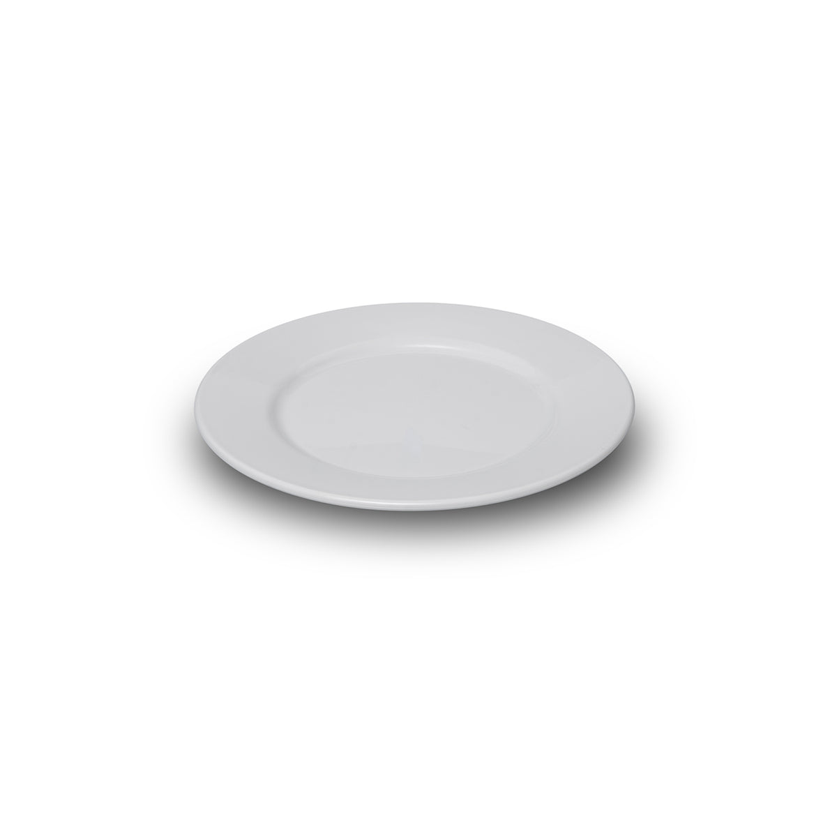 Rubikap Delta dia.9" Round White Polycarbonate Plate