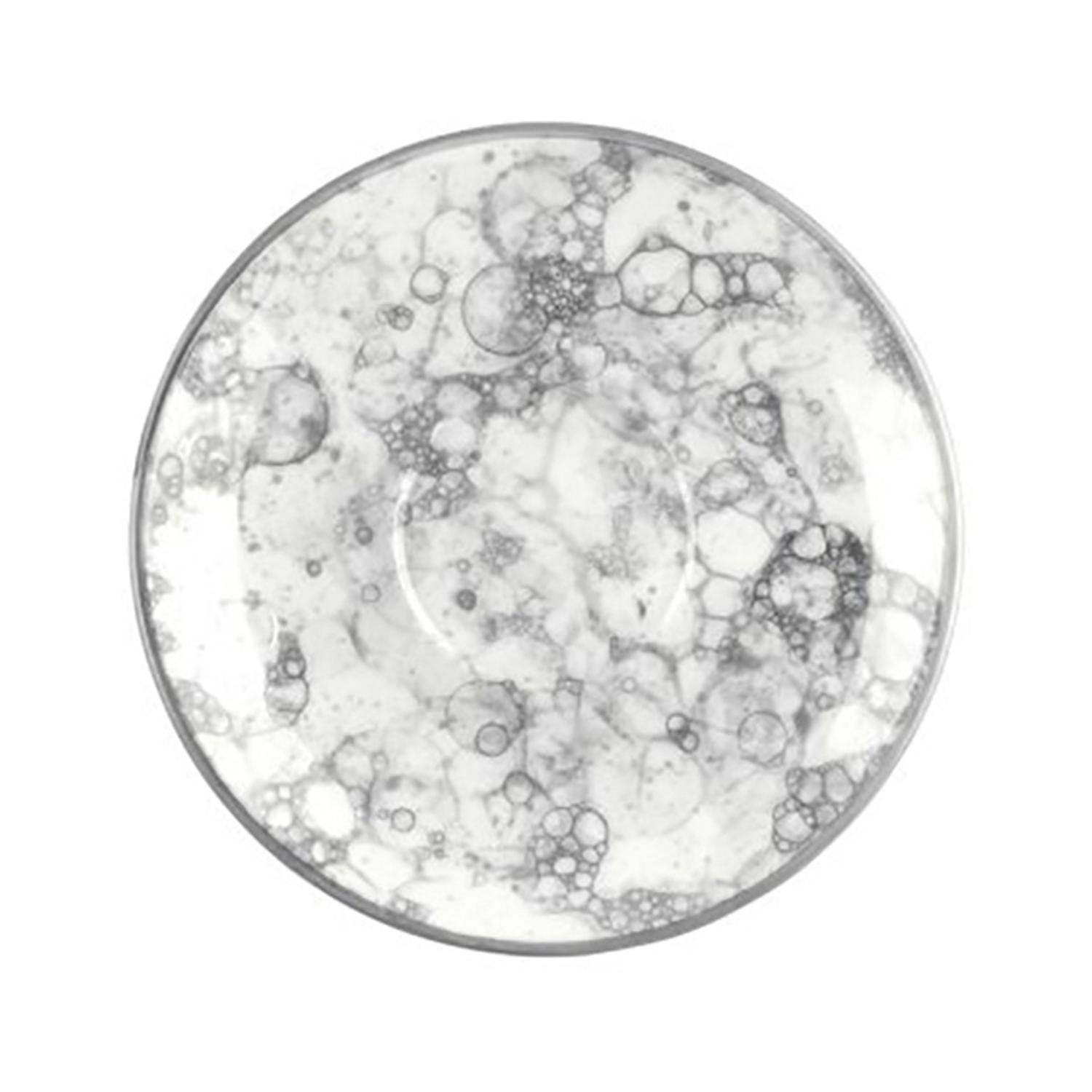 Black Rock dia.6" Round Decorated Vitrified Saucer