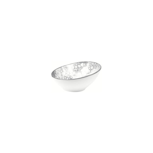 Porcelain Black Rock dia.7.25" h:3.25" 15 oz. Round Decorated Porcelain Bowl - Case Pack: 6