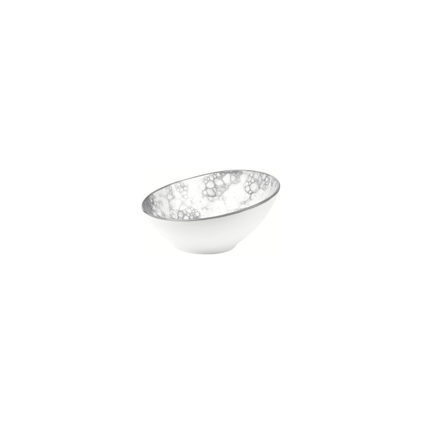 Porcelain Black Rock dia.3.25" h:1.75" 2 oz. Round Decorated Porcelain Ramekin - Case Pack: 24