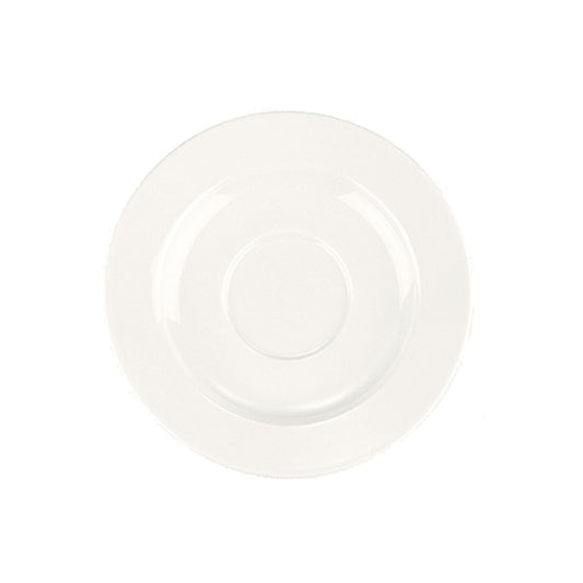 Gourmet dia.6.25" Round Warm White Vitrified Saucer