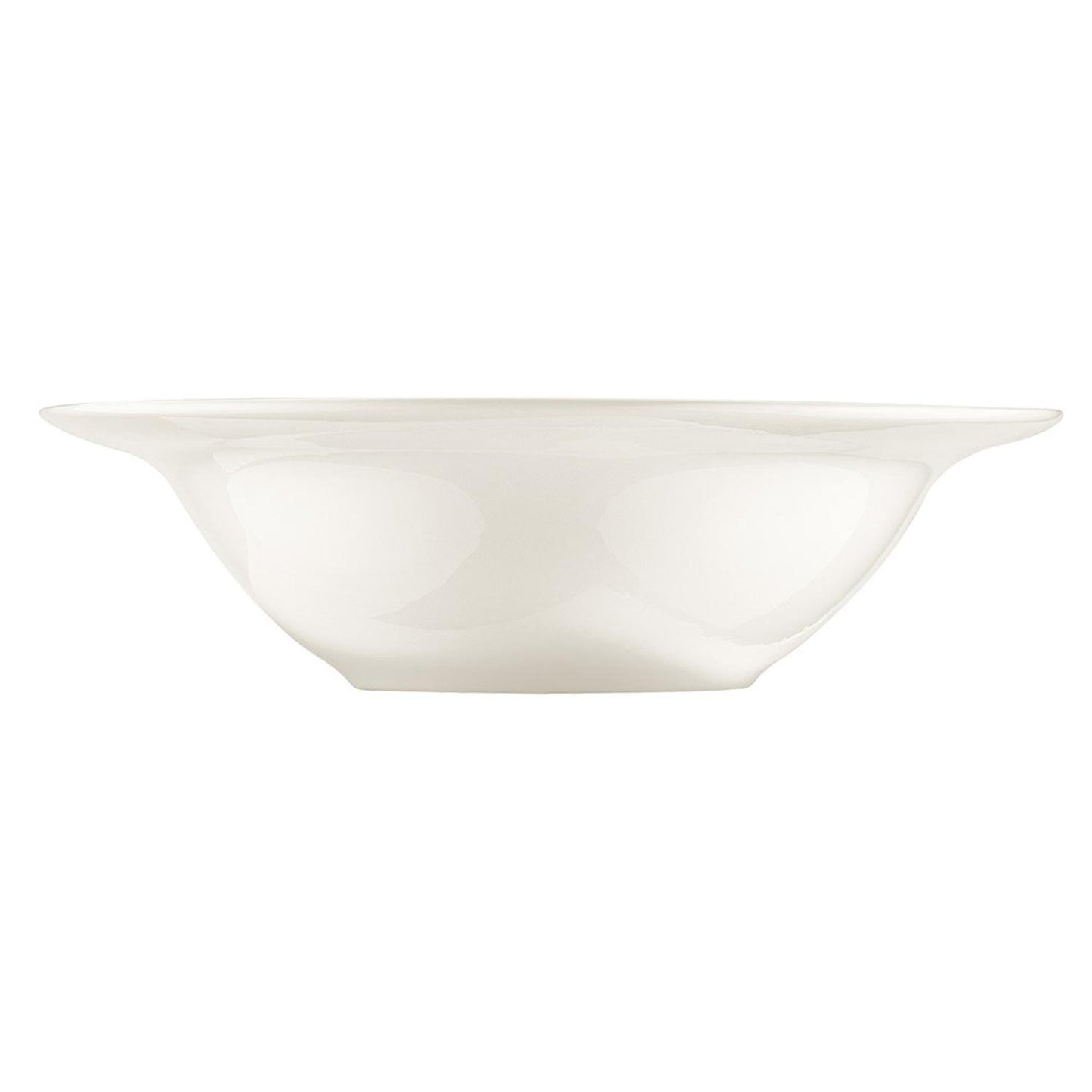 Gourmet dia.9" h:2.5" 24 oz. Round Warm White Vitrified Bowl