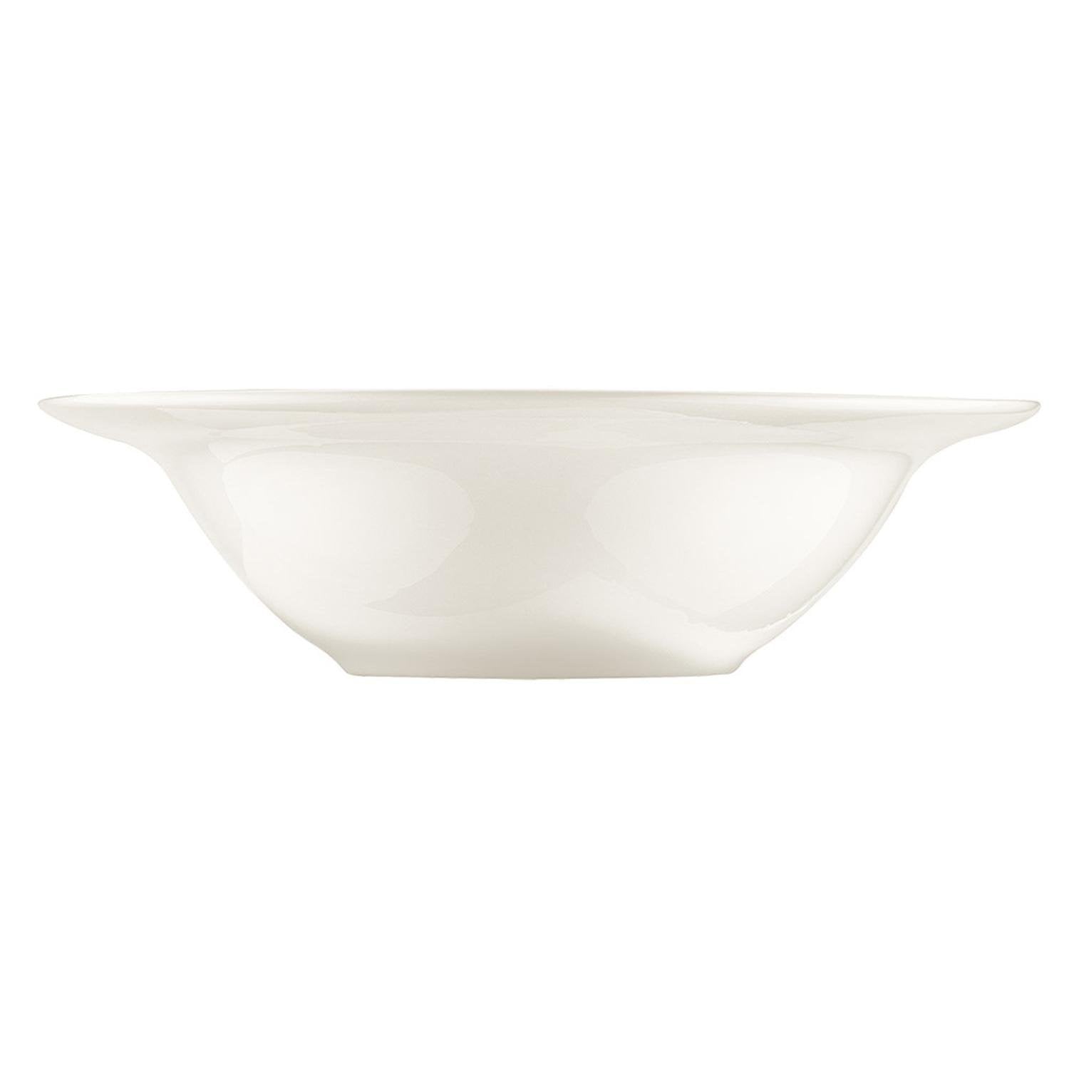 Gourmet dia.9" h:2.5" 24 oz. Round Warm White Vitrified Bowl