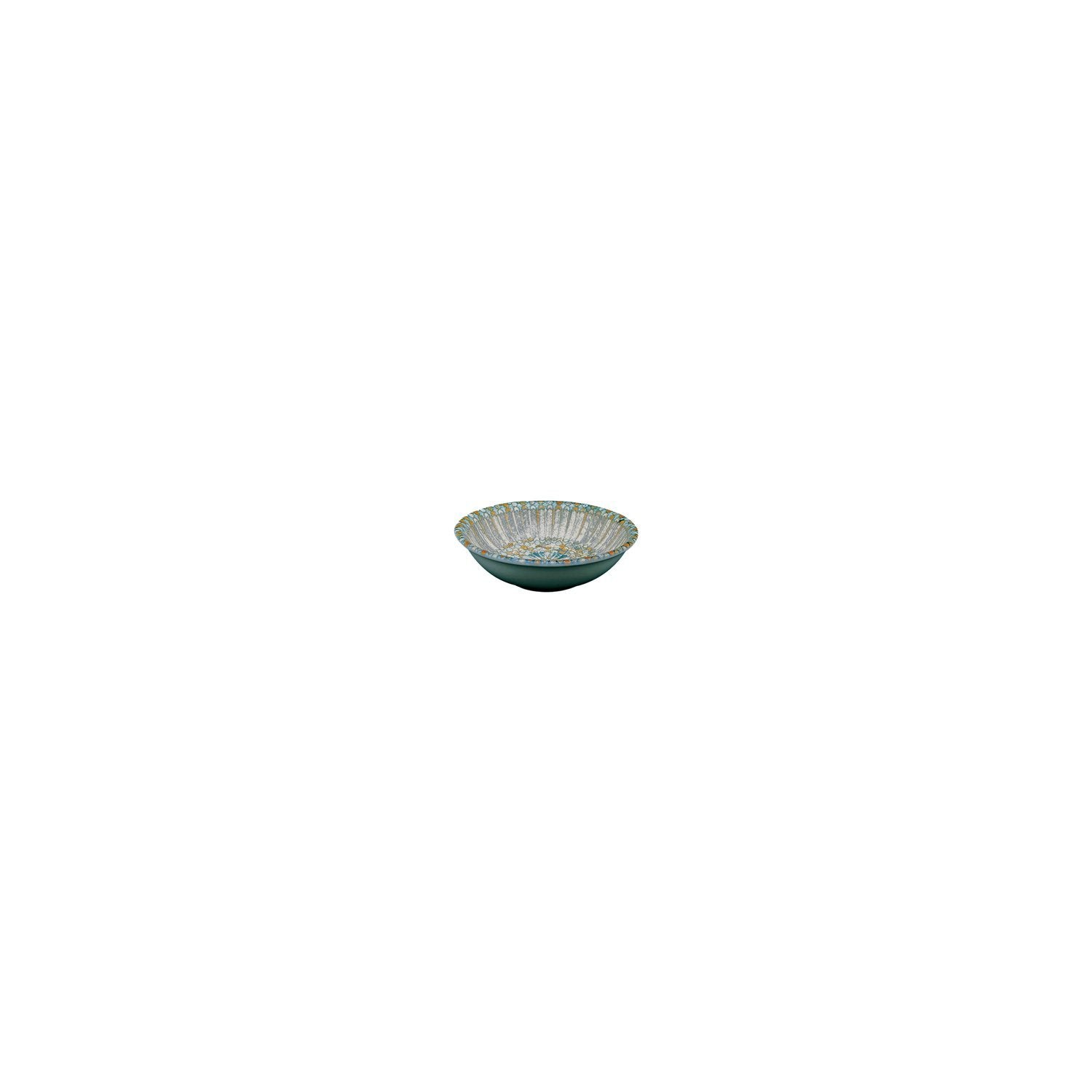 Luca Mosaic Matte dia.3.5" h:1" 2 oz. Round Decorated Vitrified Bowl