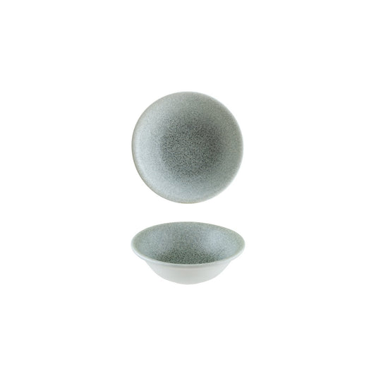 Turgla Vitrified Luca Ocean Matte dia.6.25" h:2" 13 oz. Round Blue Vitrified Bowl - Case Pack: 12