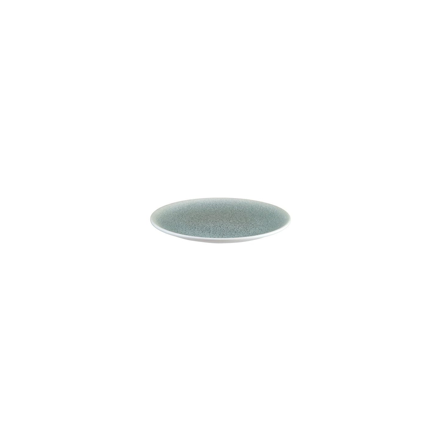 Luca Ocean Matte dia.6.75" Round Blue Vitrified Plate