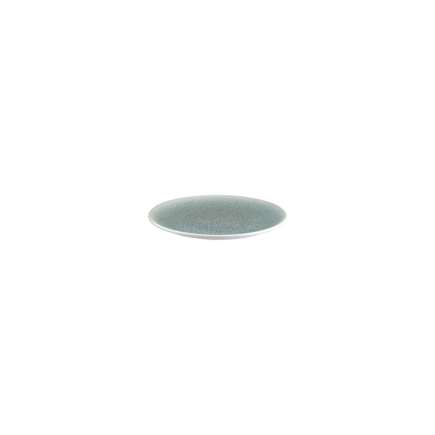 Luca Ocean Matte dia.6.75" Round Blue Vitrified Plate