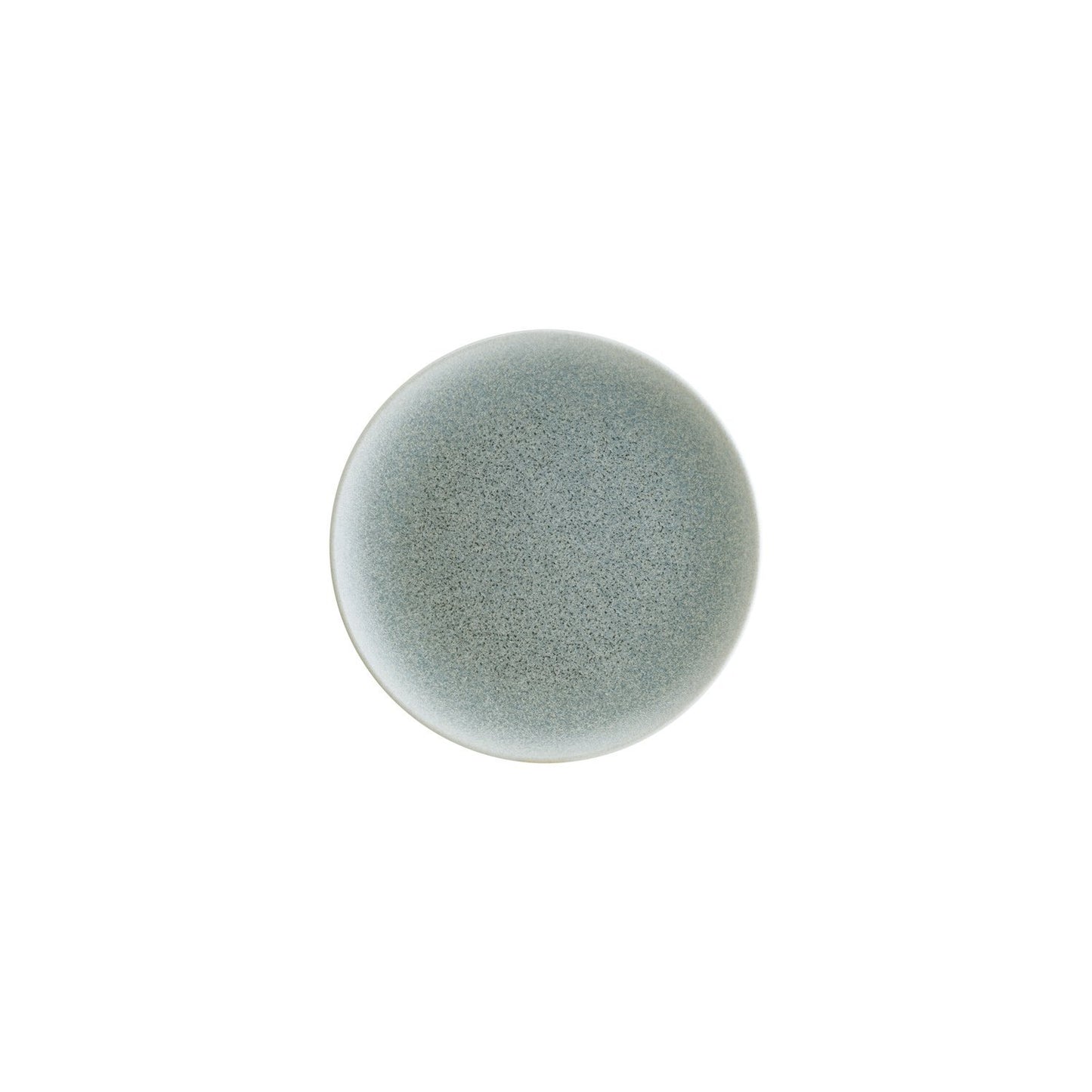 Turgla Vitrified Luca Ocean Matte dia.8.25" Round Blue Vitrified Plate - Case Pack: 12