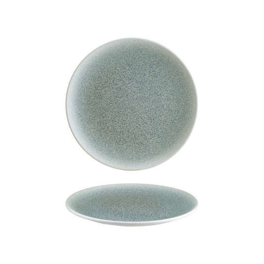 Luca Ocean Matte dia.10.5" Round Blue Vitrified Plate