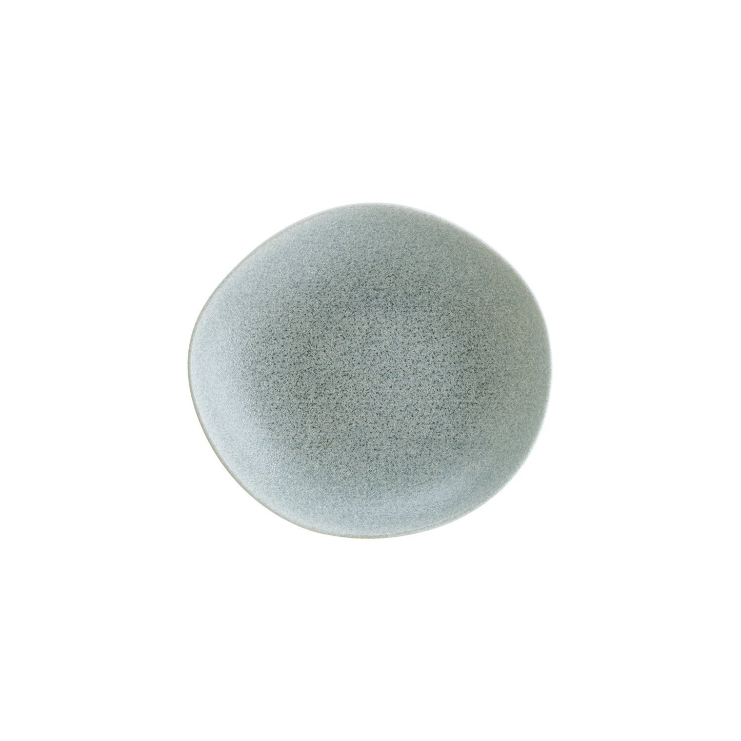 Turgla Vitrified Luca Ocean Matte 10.25" x 9.5" x h:2.5" 36 oz. Organic Blue Vitrified Bowl - Case Pack: 6