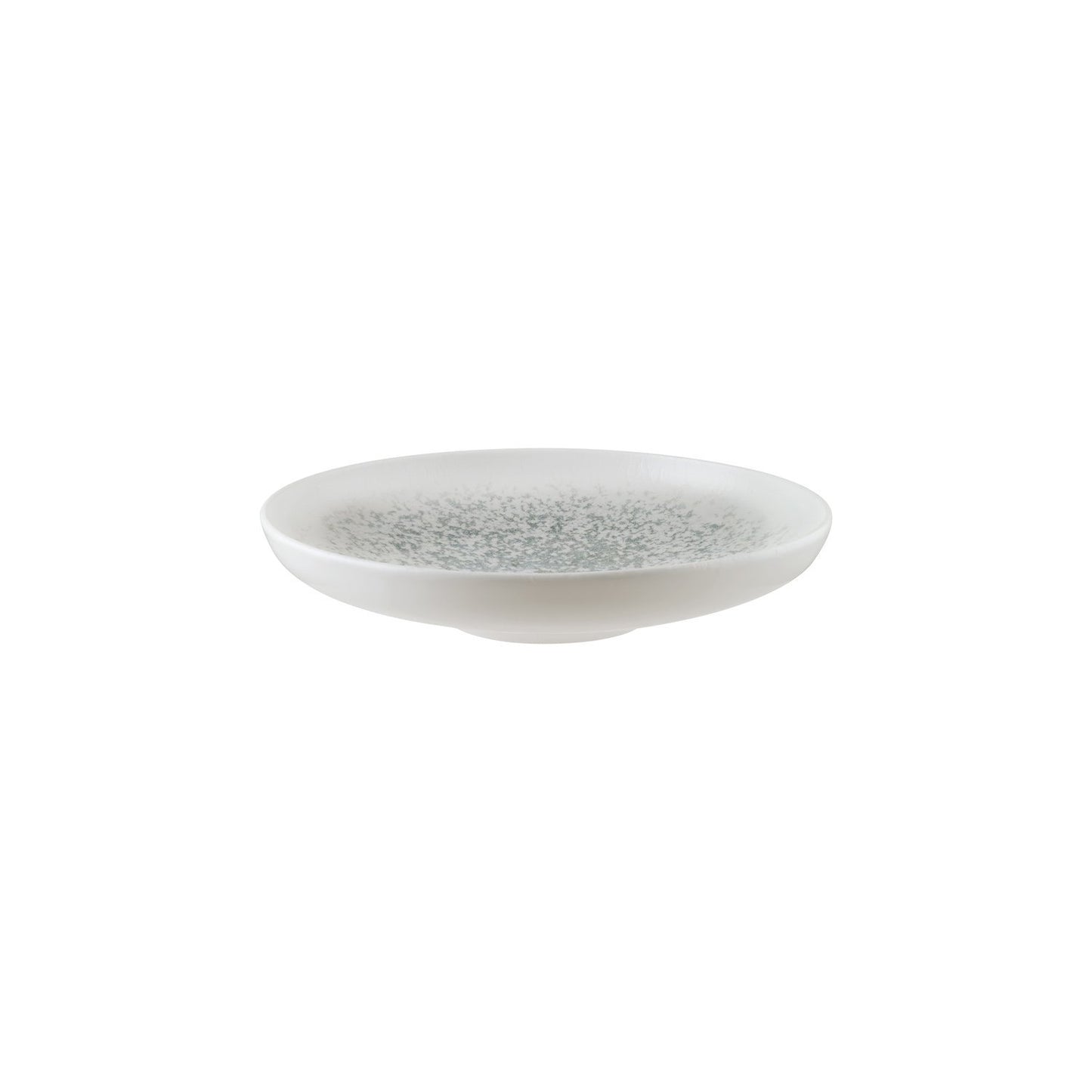 Turgla Vitrified Luna Ocean dia.10.75" h:2.25" Round Decorated Vitrified Deep Plate - Case Pack: 6