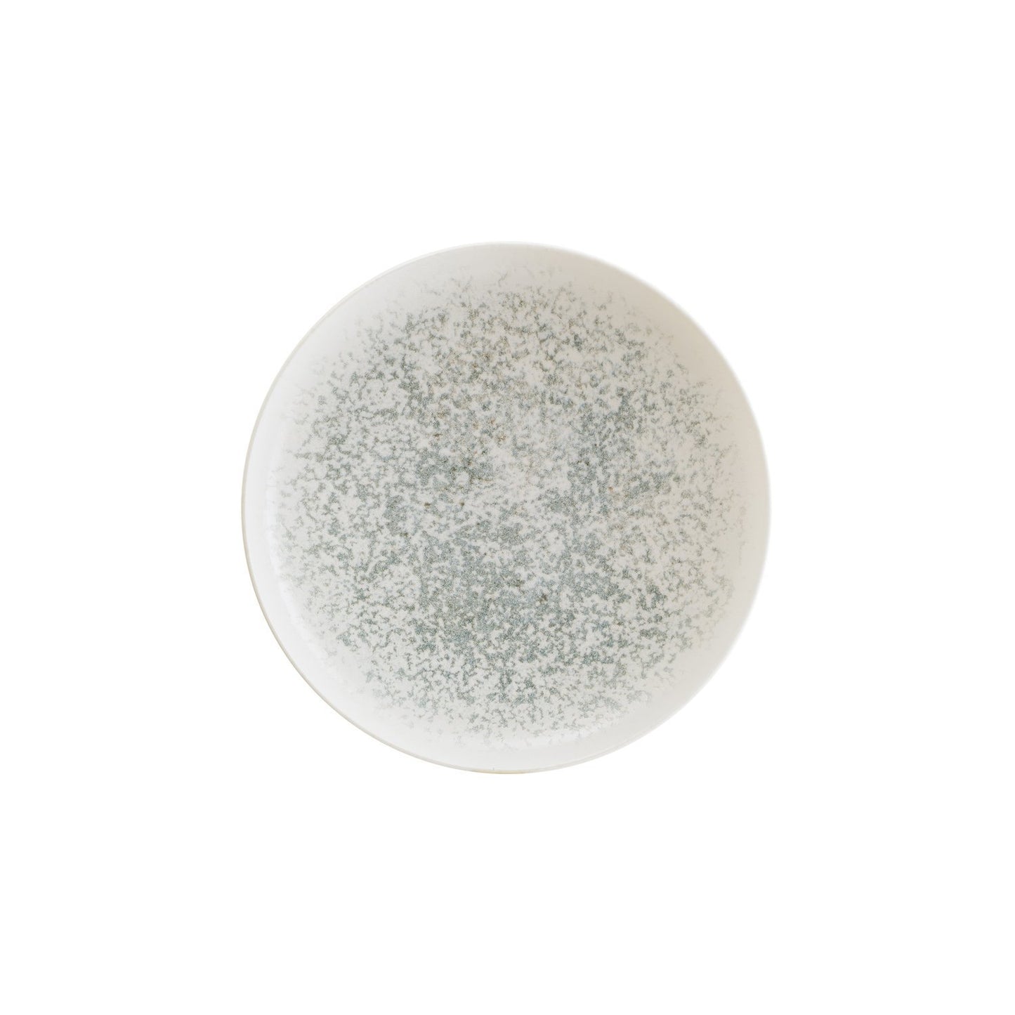 Turgla Vitrified Luna Ocean dia.10.75" h:2.25" Round Decorated Vitrified Deep Plate - Case Pack: 6