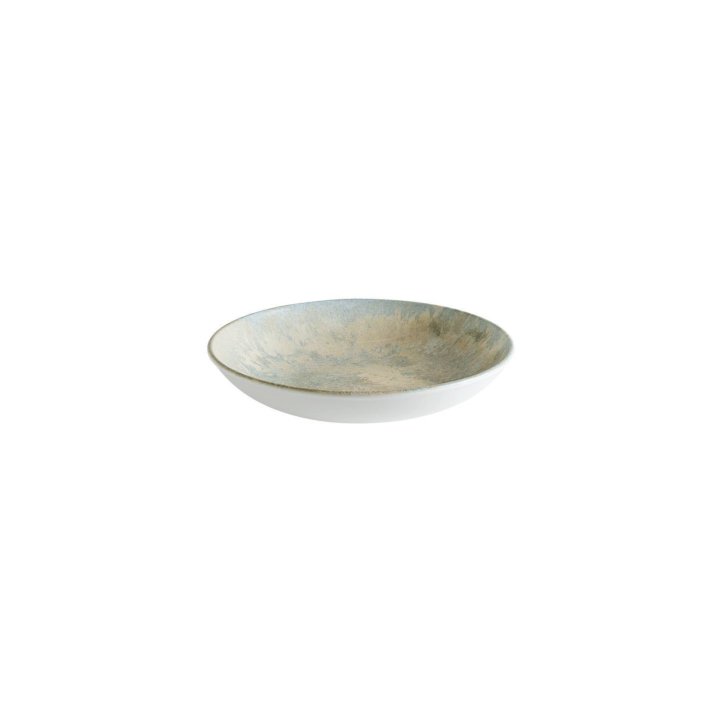 Turgla Vitrified Luz dia.9" h:2" 34 oz. Round Decorated Vitrified Bowl - Case Pack: 6