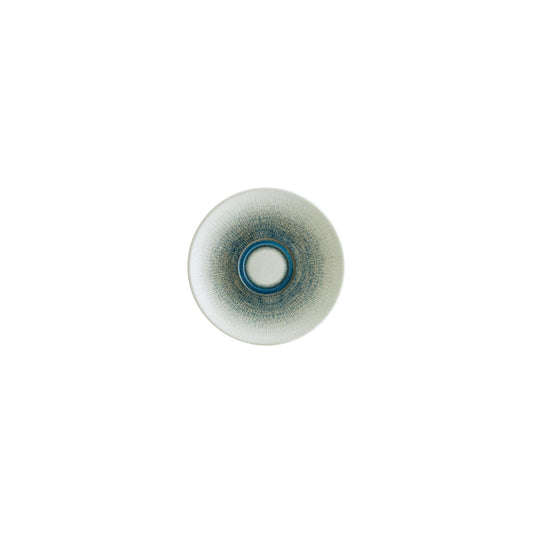 Turgla Vitrified Sway dia.6.25" Round Decorated Vitrified Saucer - Case Pack: 6