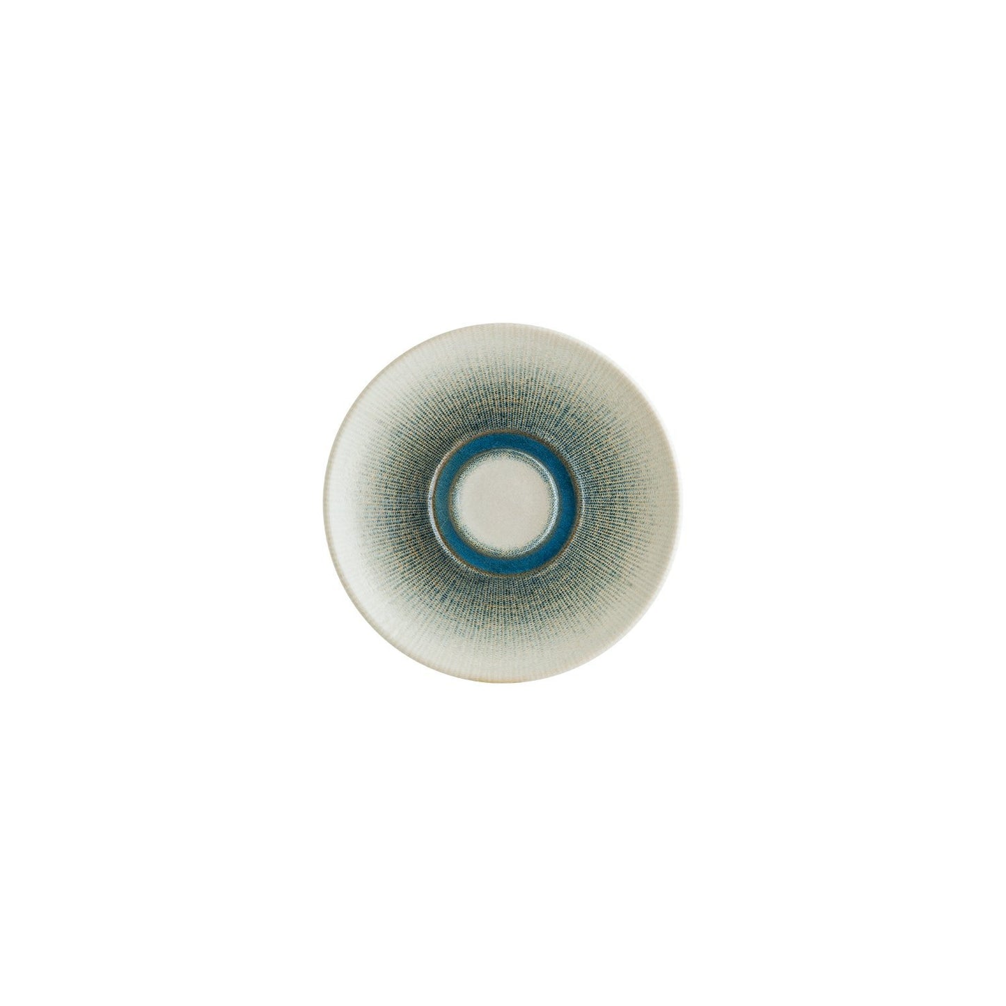 Turgla Vitrified Sway dia.7.5" Round Decorated Vitrified Saucer - Case Pack: 12