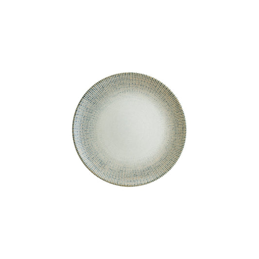Turgla Vitrified Sway dia.9" Round Decorated Vitrified Plate - Case Pack: 12