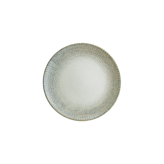 Turgla Vitrified Sway dia.10" Round Decorated Vitrified Plate - Case Pack: 12