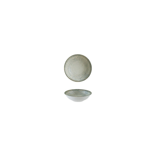 Turgla Vitrified Sway dia.3.5" h:1" 2 oz. Round Decorated Vitrified Bowl - Case Pack: 24