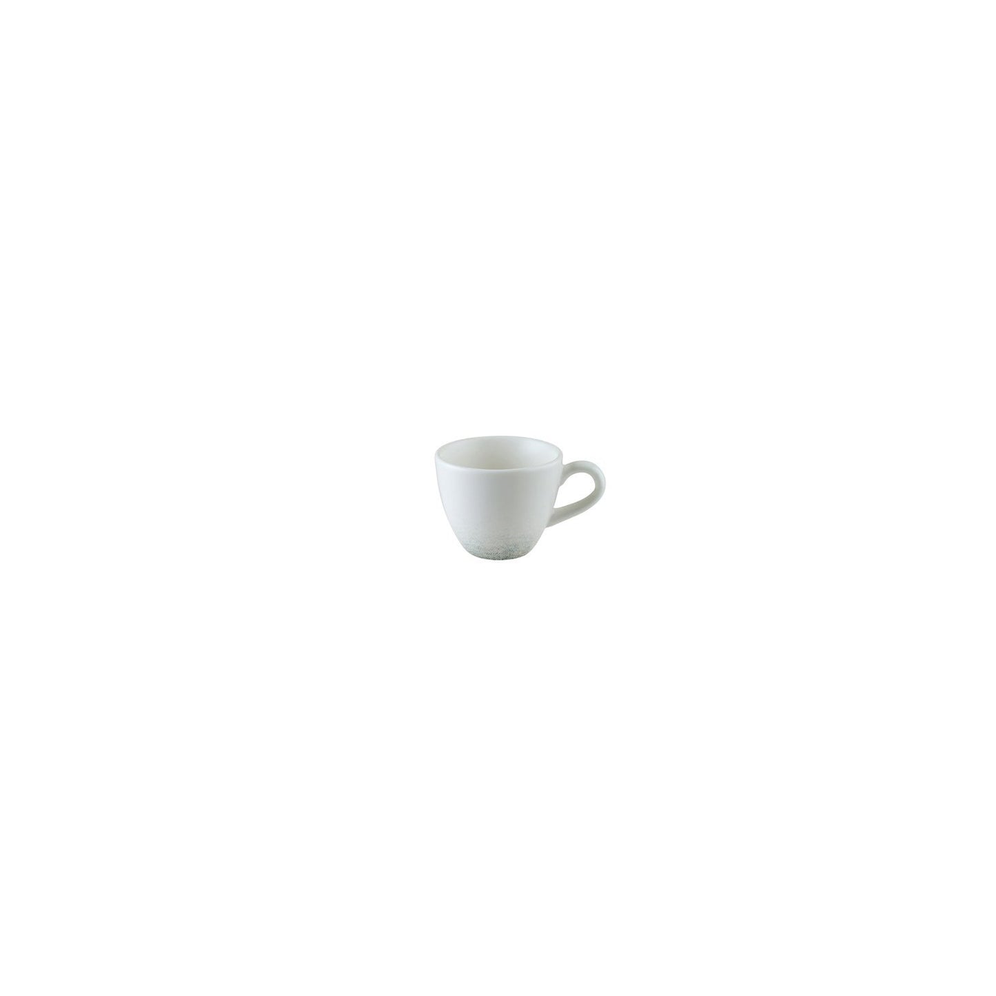 Sway dia.2.5" h:2" 3 oz. Round Matte White Vitrified Espresso Cup