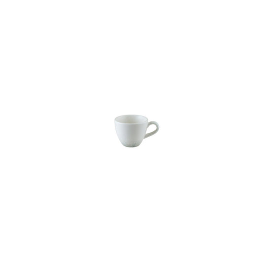 Sway dia.2.5" h:2" 3 oz. Round Matte White Vitrified Espresso Cup