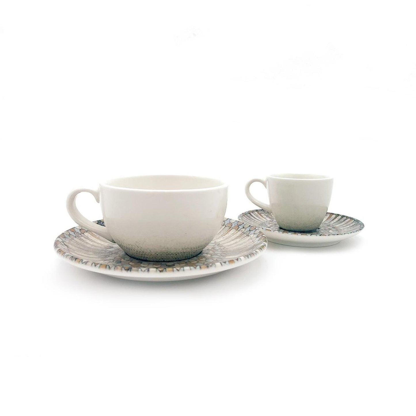 Sway dia.2.5" h:2" 3 oz. Round Matte White Vitrified Espresso Cup
