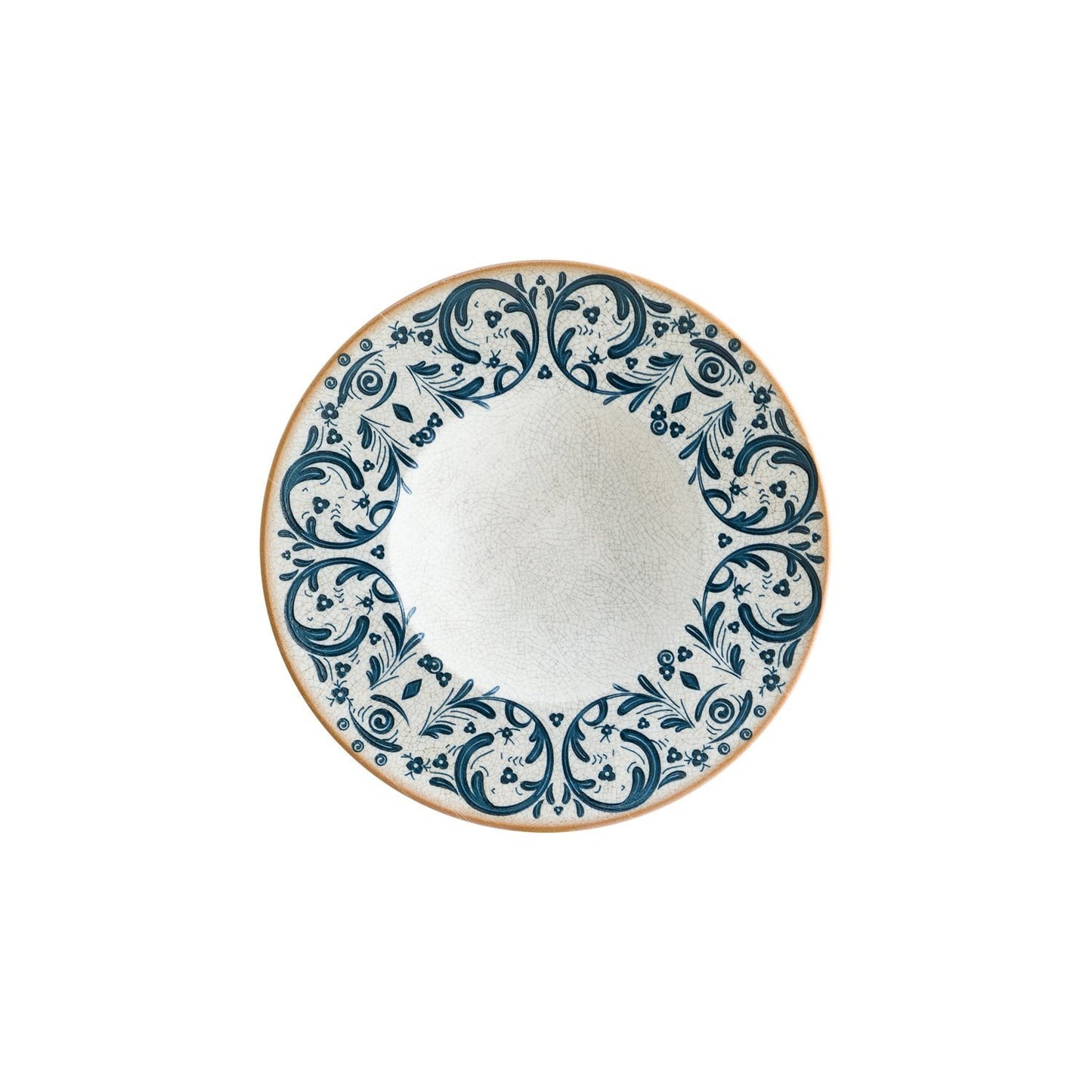 Turgla Vitrified Viento dia.11" h:2.5" 14 oz. Round Decorated Vitrified Bowl - Case Pack: 6